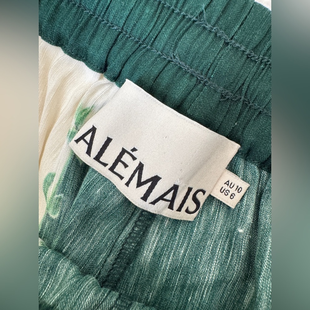 Alemais Aggie Printed Linen-blend Trousers - Picture 10 of 11